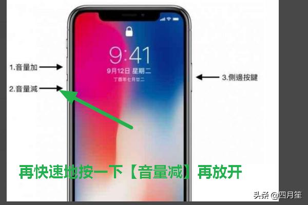 苹果x如何截屏
:iphoneX如何截图、重启、强制关机？