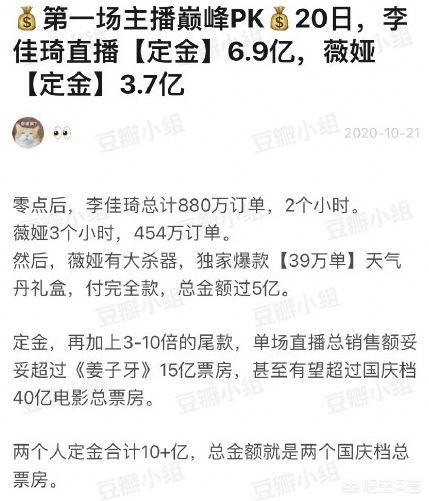 李佳琦哪里人
:如何看待10月21日李佳琦直播间在线人数超1.5亿？这一数据真实性如何，具有怎样的影响力？