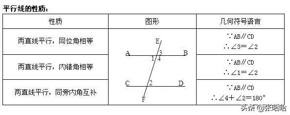 平行线判定定理
:线线，线面，面面平行判定定理和性质？