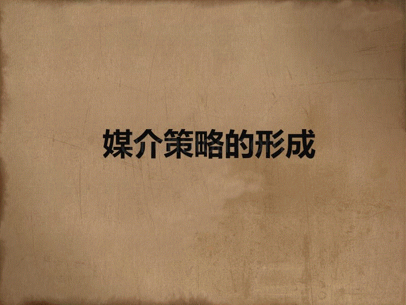 媒介策略(媒介策略是什么)