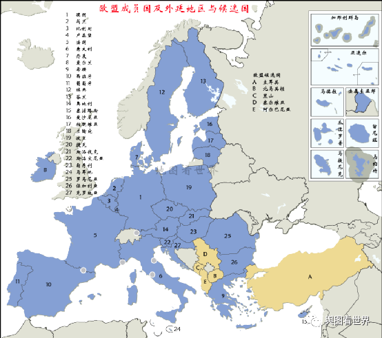 欧盟都有哪些国家(欧盟都有哪些国家?中国属于北约还是欧盟)