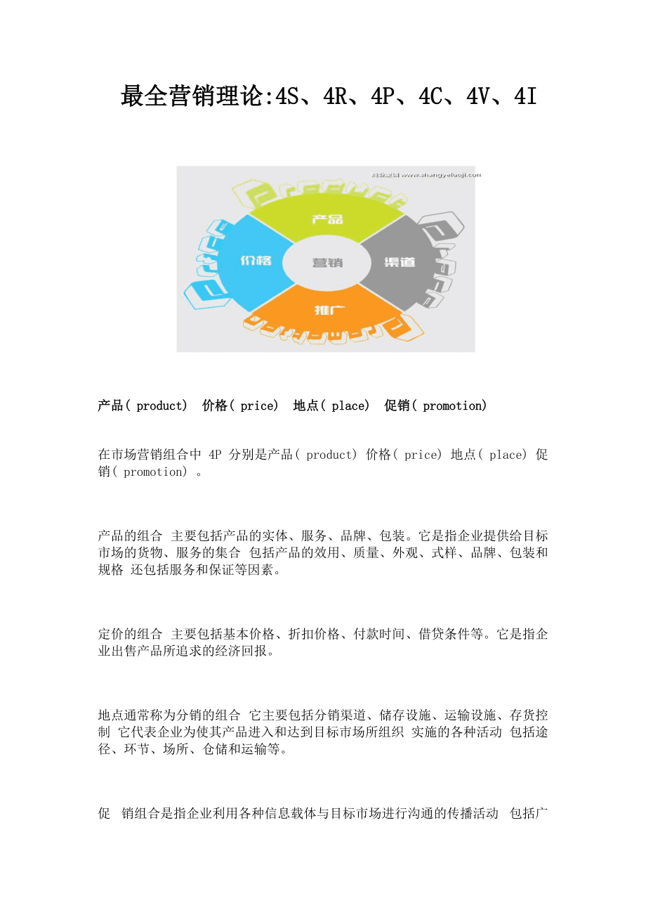 4c营销理论(市场4c营销理论)